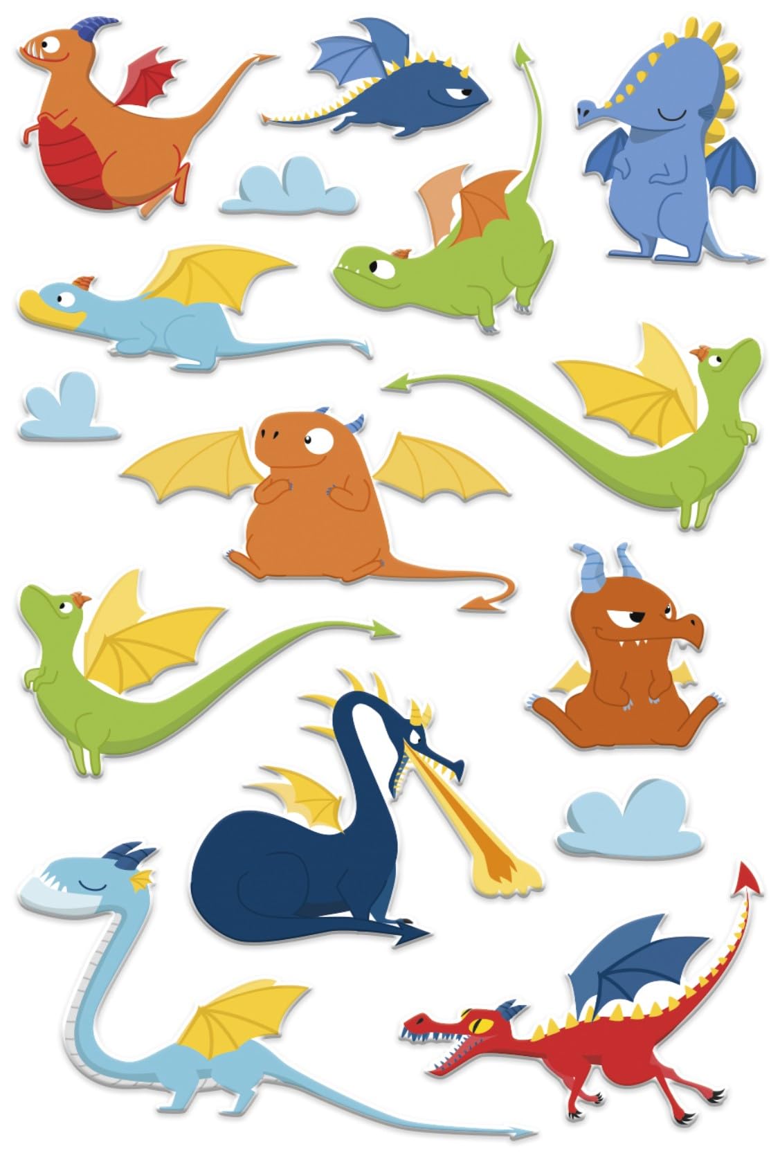 avenue-mandarine-cooky-cy122c-3d-sticker-drachen-15-st-ck image 2