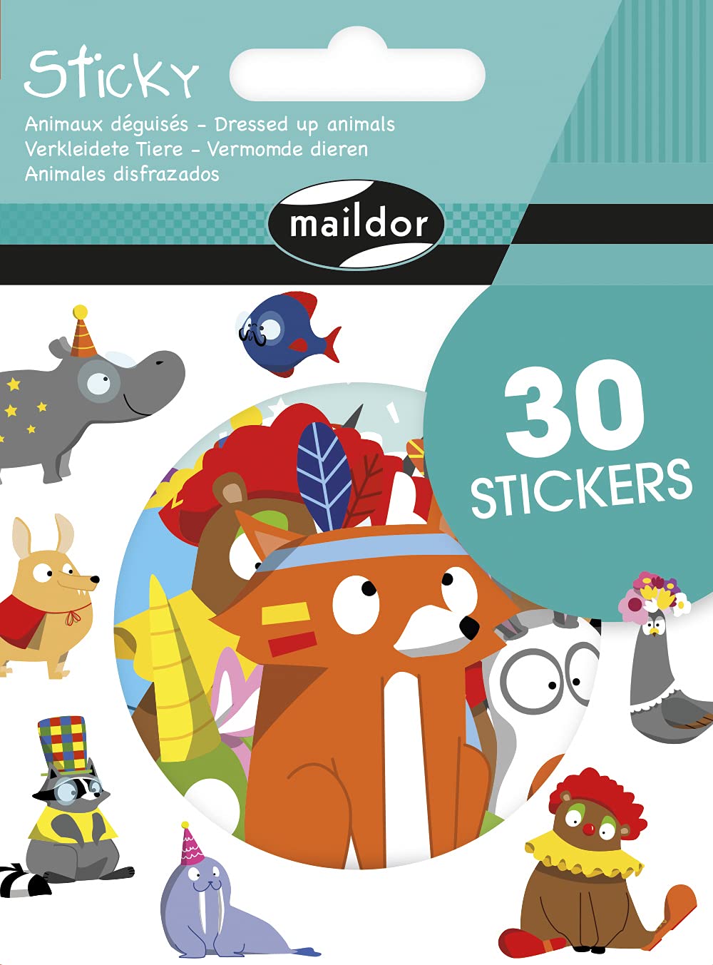 avenue-mandarine-sticky-ae180c-sticker-dino-30-st-ck image 8