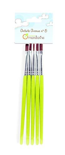 avenue-mandarine-52532o-pinselset-synthetisch-flach-5er-sortiert image 4
