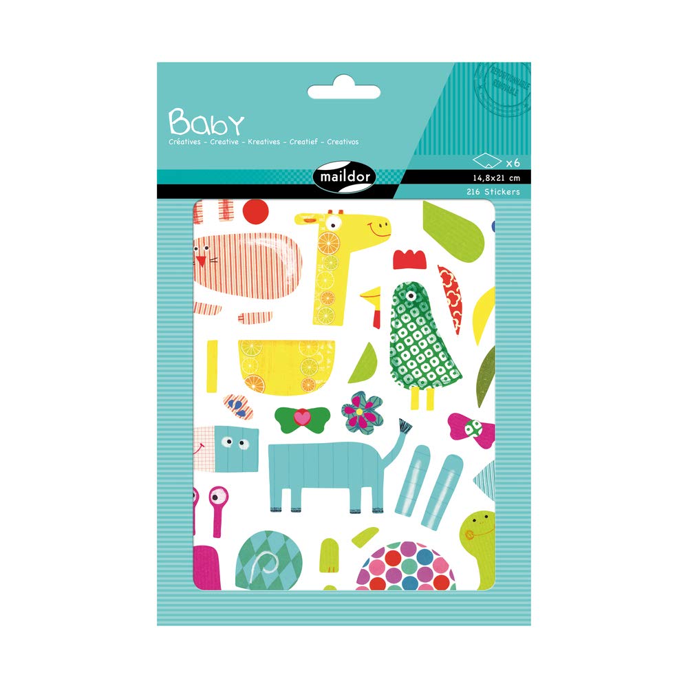 avenue-mandarine-ae040o-baby-sticker-geo-bunt-282-st-ck-ab-2-j image 6