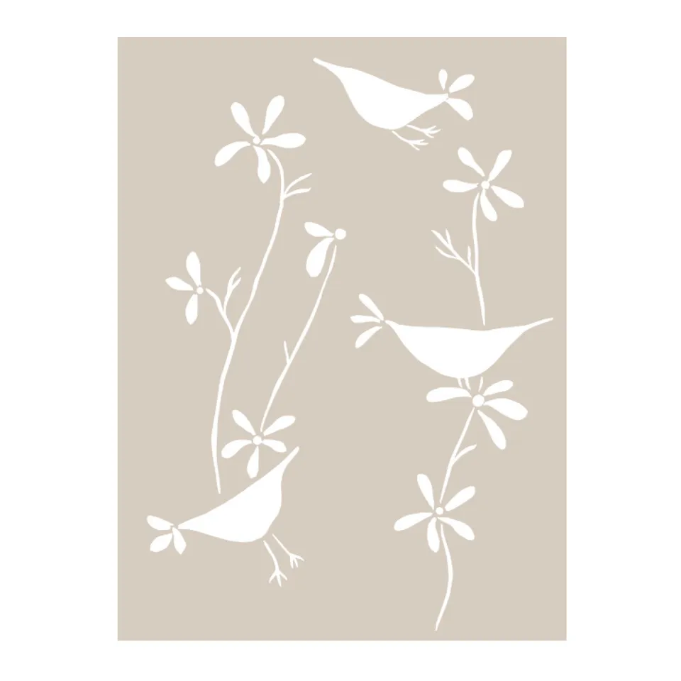 fleur-hand-painted-collection-deko-birds-singing-a4 image 1