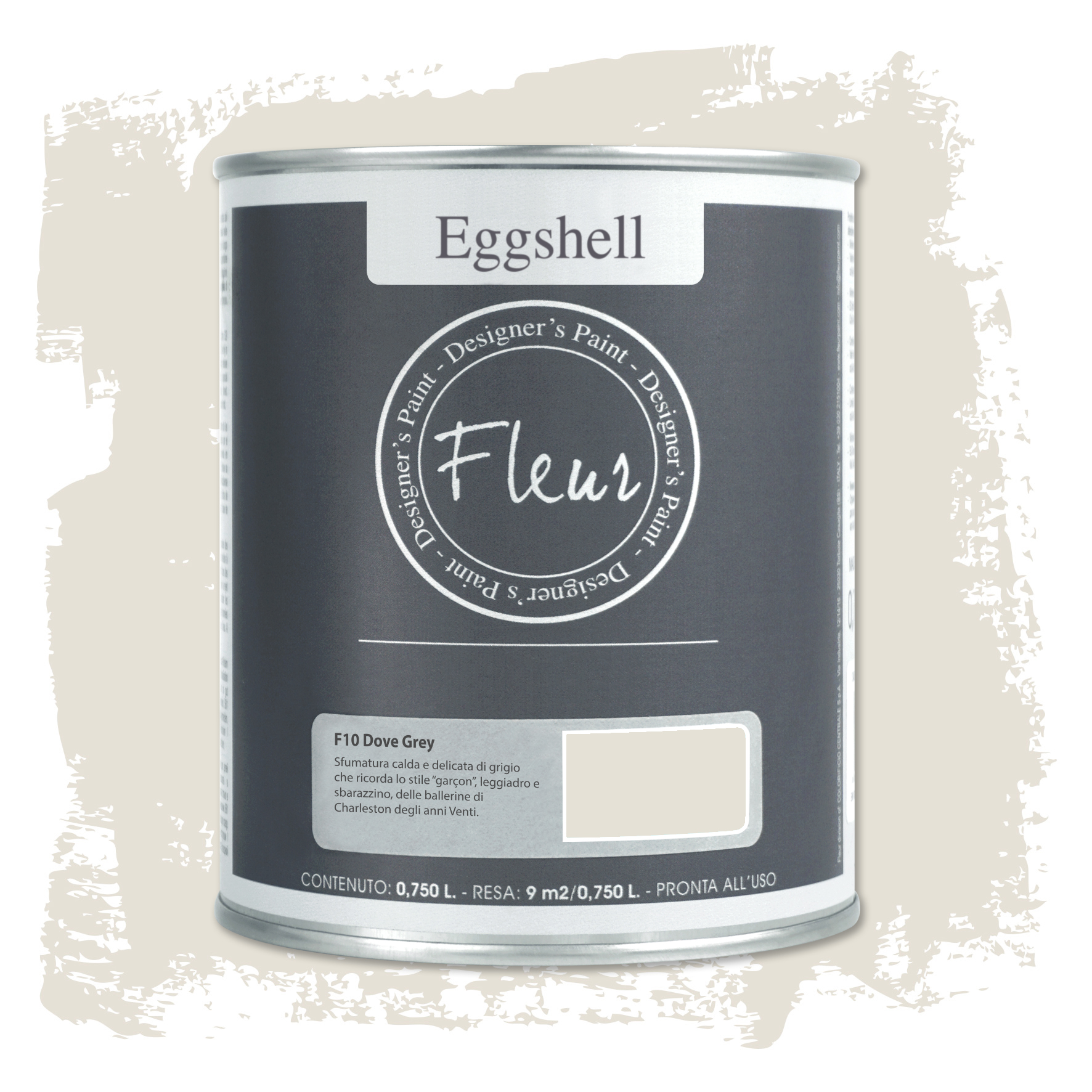 fleur-eggshell-m-belfarbe-dove-grey-warmes-grau-seidenmatt image 2