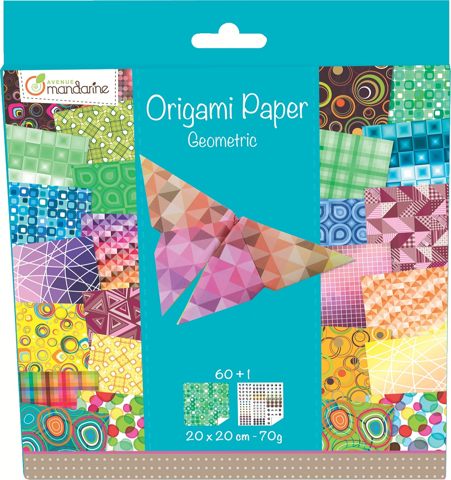 avenue-mandarine-origamipapier-zoo-20x20-cm-60-blatt-faltpapier image 6