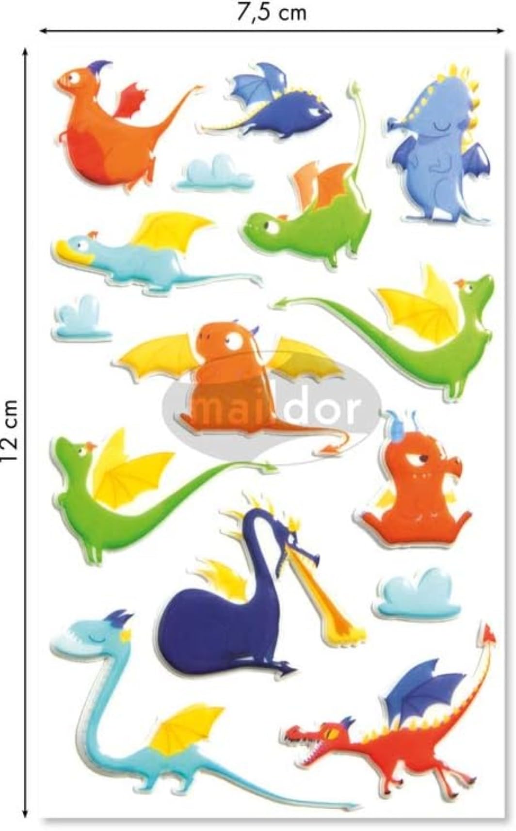 avenue-mandarine-cooky-cy122c-3d-sticker-drachen-15-st-ck image 4