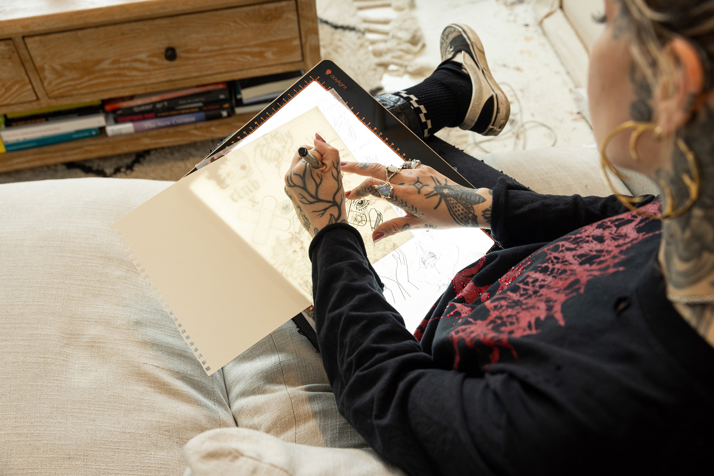 daylight-tabla-go-lightpad-a4-akku-tageslicht-dimmbar image 3