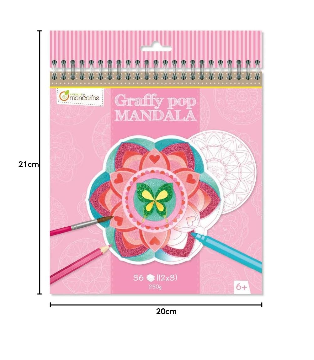avenue-mandarine-coloriages-gy027o-malbuch-mandala-rosa image 7