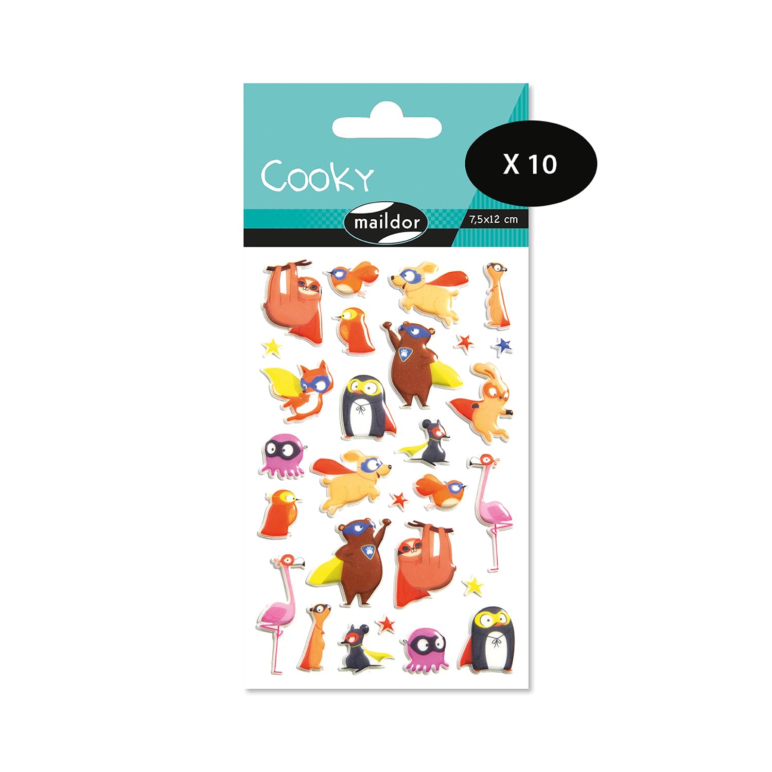 avenue-mandarine-cooky-cy112c-3d-sticker-tiere-superheld image 8