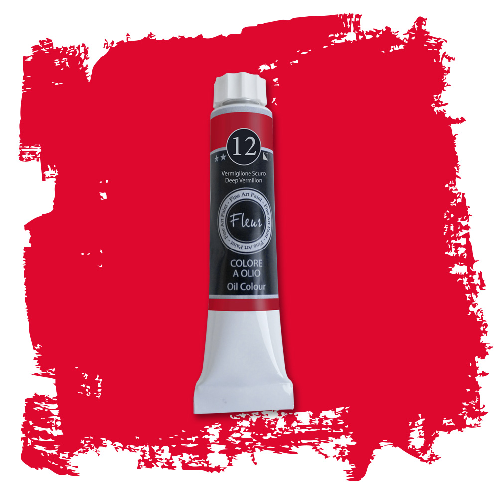 fleur-oil-colours-vermiglione-scuro-lfarbe-dunkel-zinnober image 2