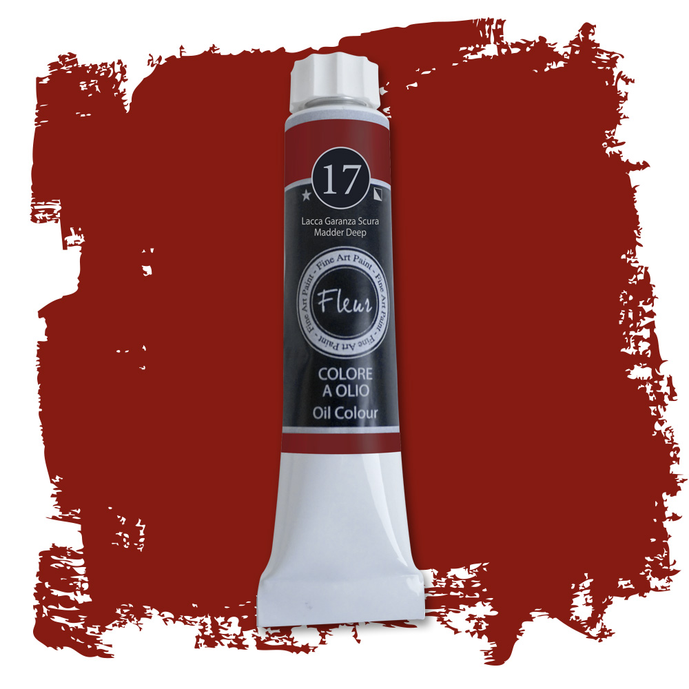 fleur-oil-colours-lfarbe-lacca-garanza-scura-dunkelrot-pastos image 3