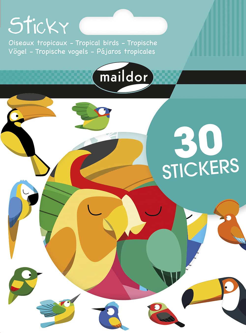 avenue-mandarine-sticky-ae180c-sticker-dino-30-st-ck image 7