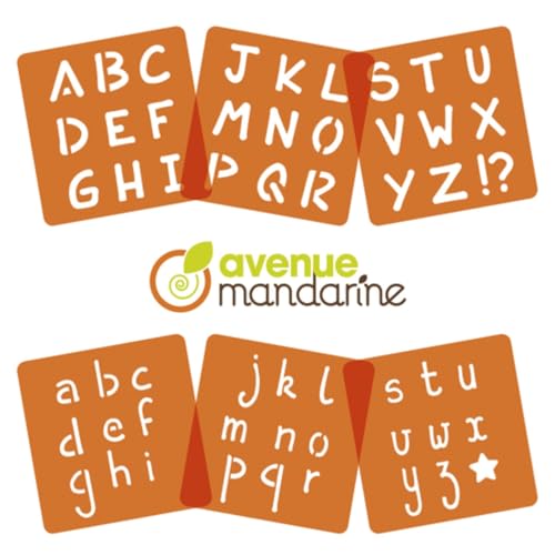 my-mandarine-42450md-schablonenset-alphabet-6-teilig image 8