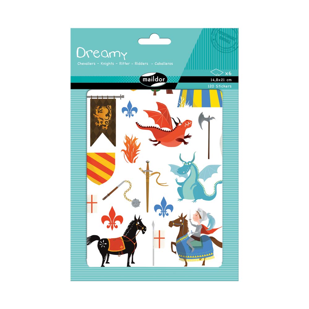 avenue-mandarine-ae205c-dreamy-sticker-dino-6-b-gen-150-st-ck image 6