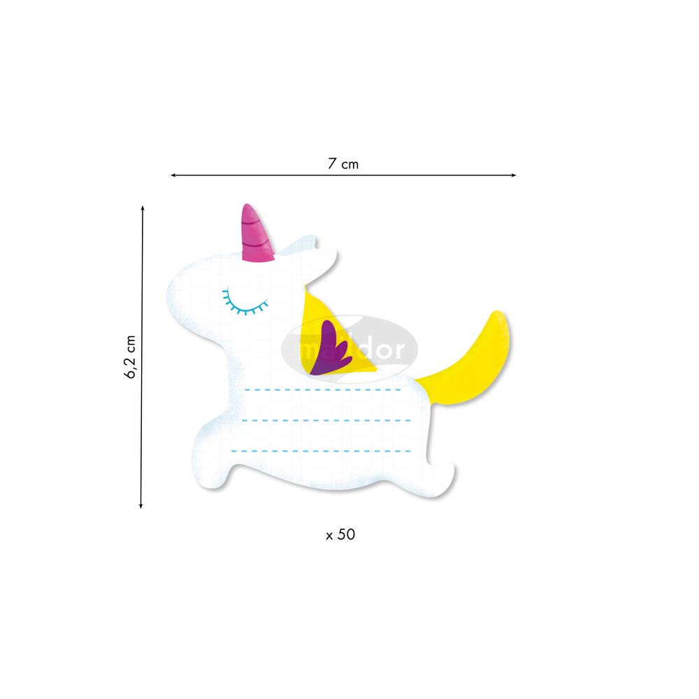 avenue-mandarine-maildor-mi043c-haftnotizen-einhorn-50-blatt image 2