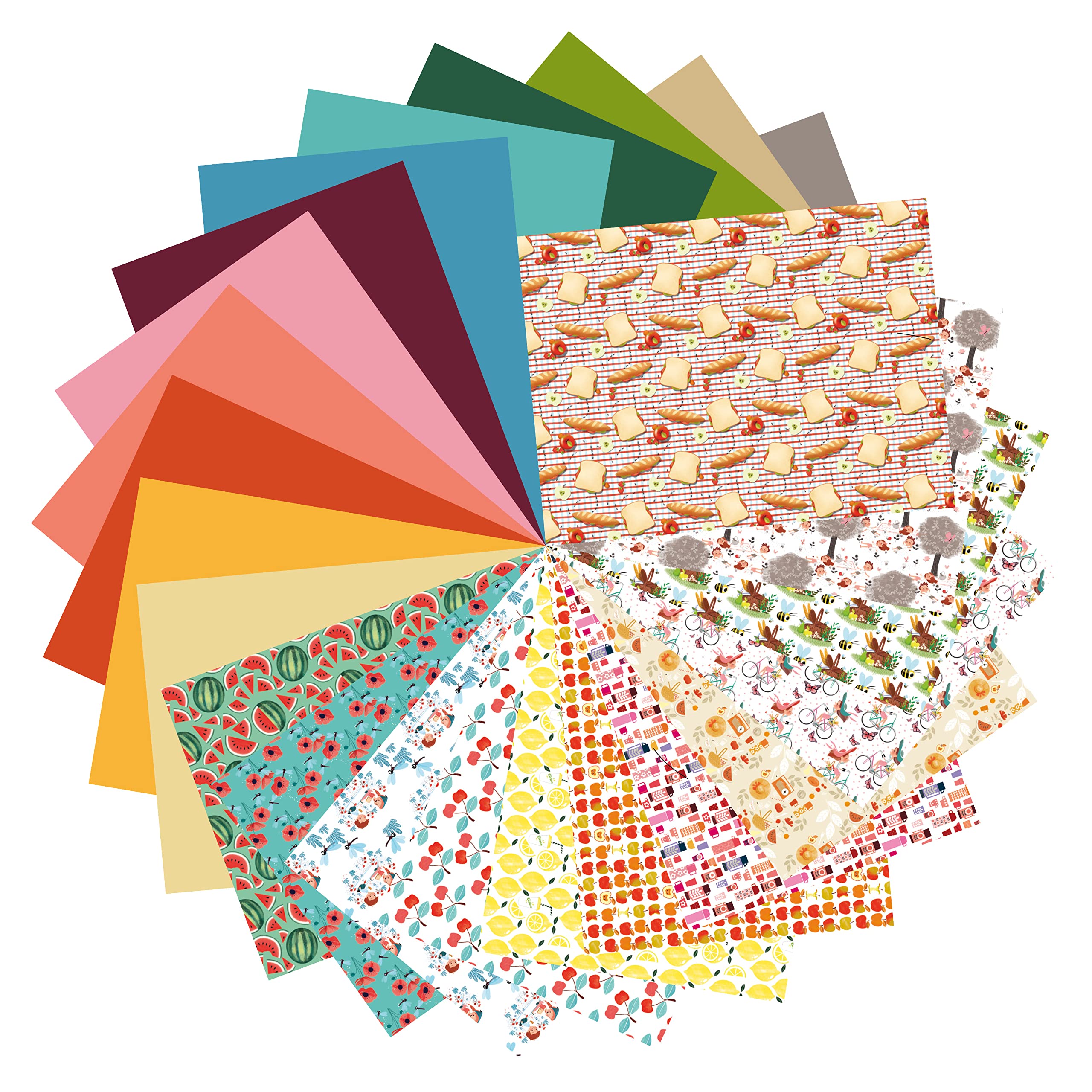 avenue-mandarine-cc035c-papierblock-picknick-a5-48-blatt-160g image 2