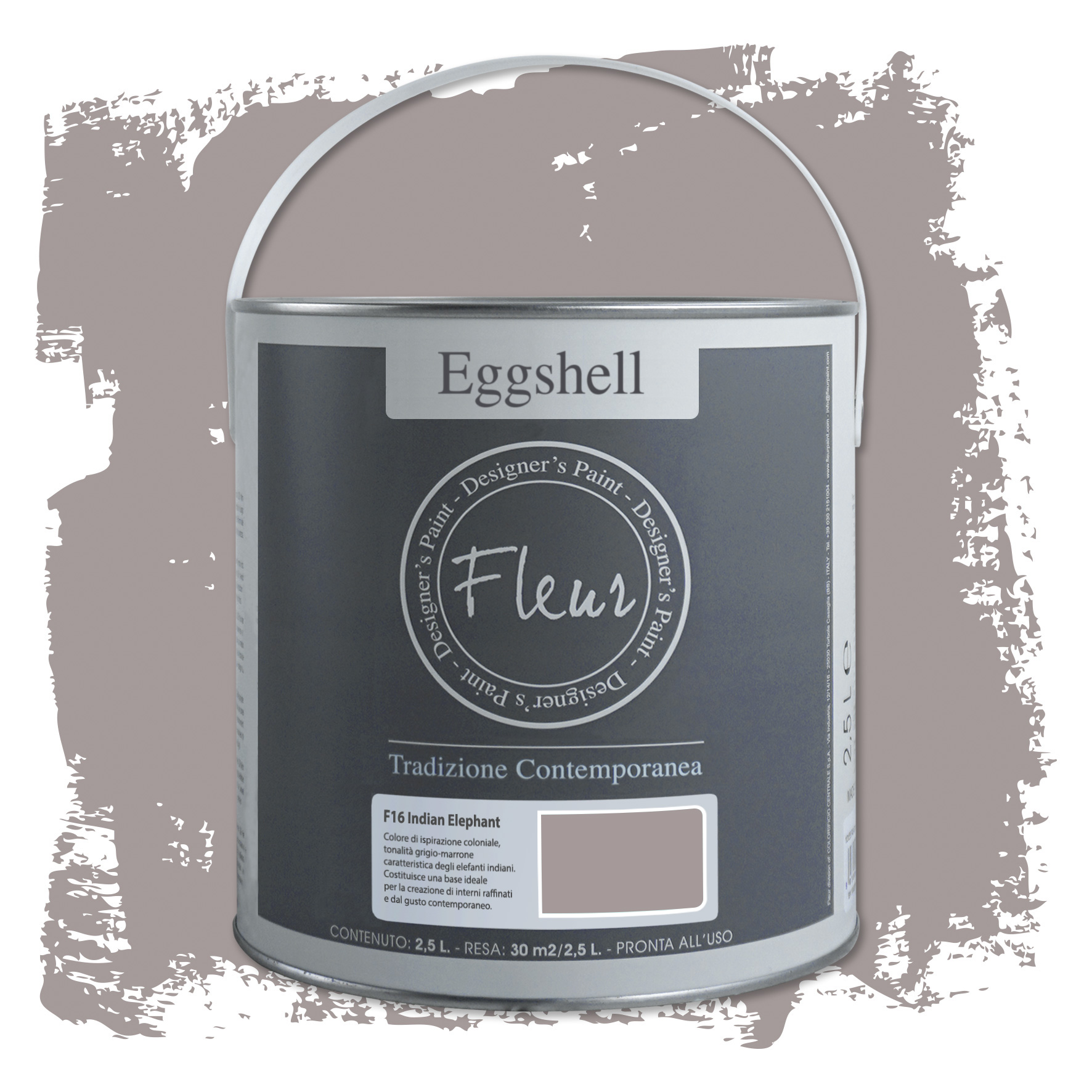 fleur-eggshell-indian-elephant-lack-graubraun image 2