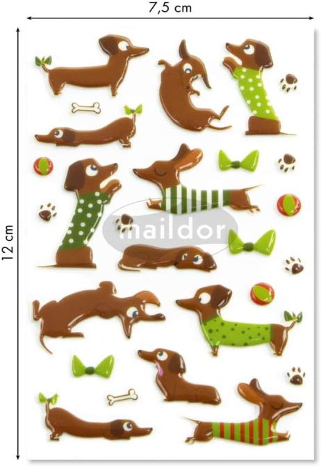 my-mandarine-cooky-cy097c-3d-sticker-dackel-26-st-ck image 4