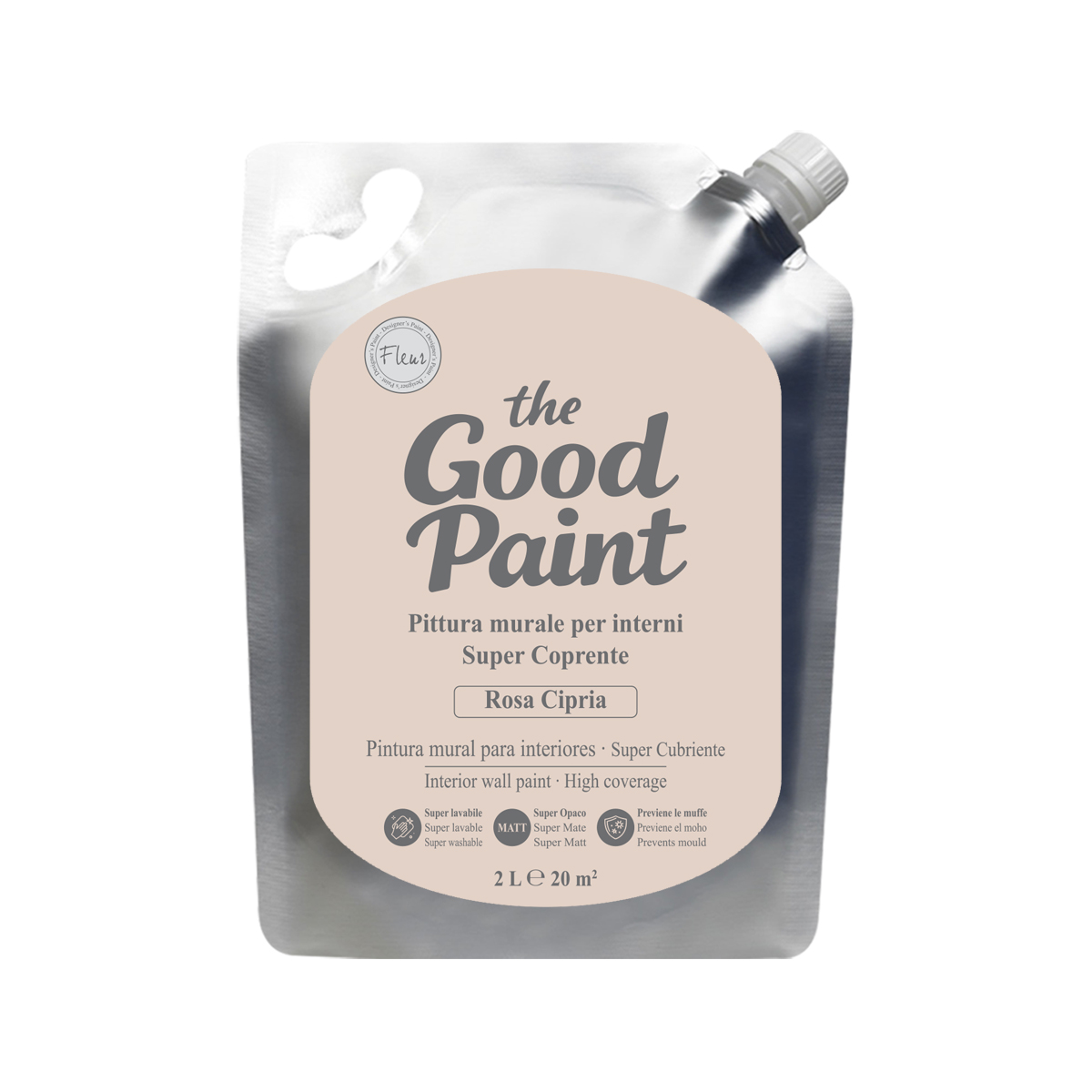 fleur-the-good-paint-wandfarbe-rosa-cipria-2-liter image 2