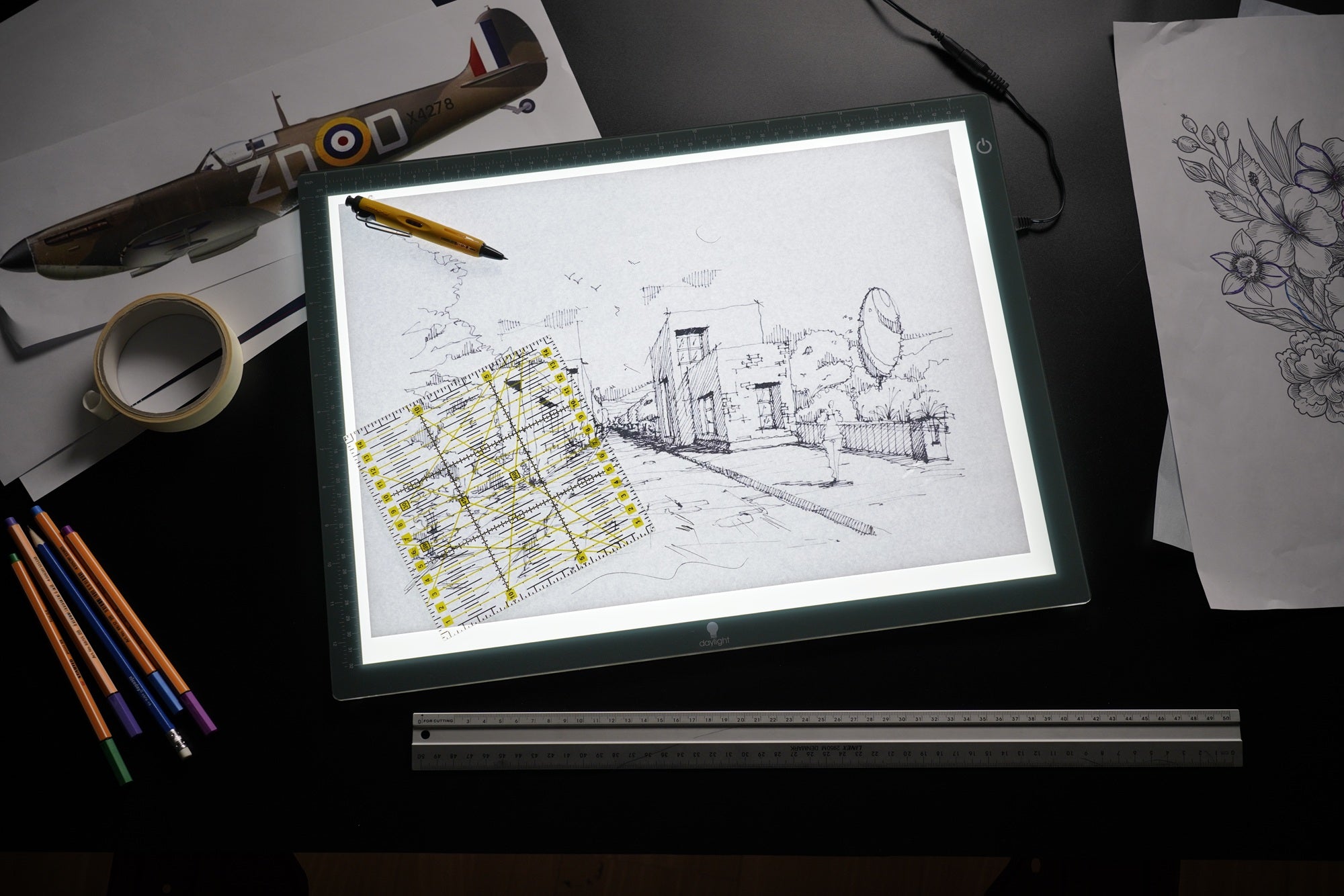 daylight-wafer-3-leuchtplatte-a2-led-dimmbar image 5