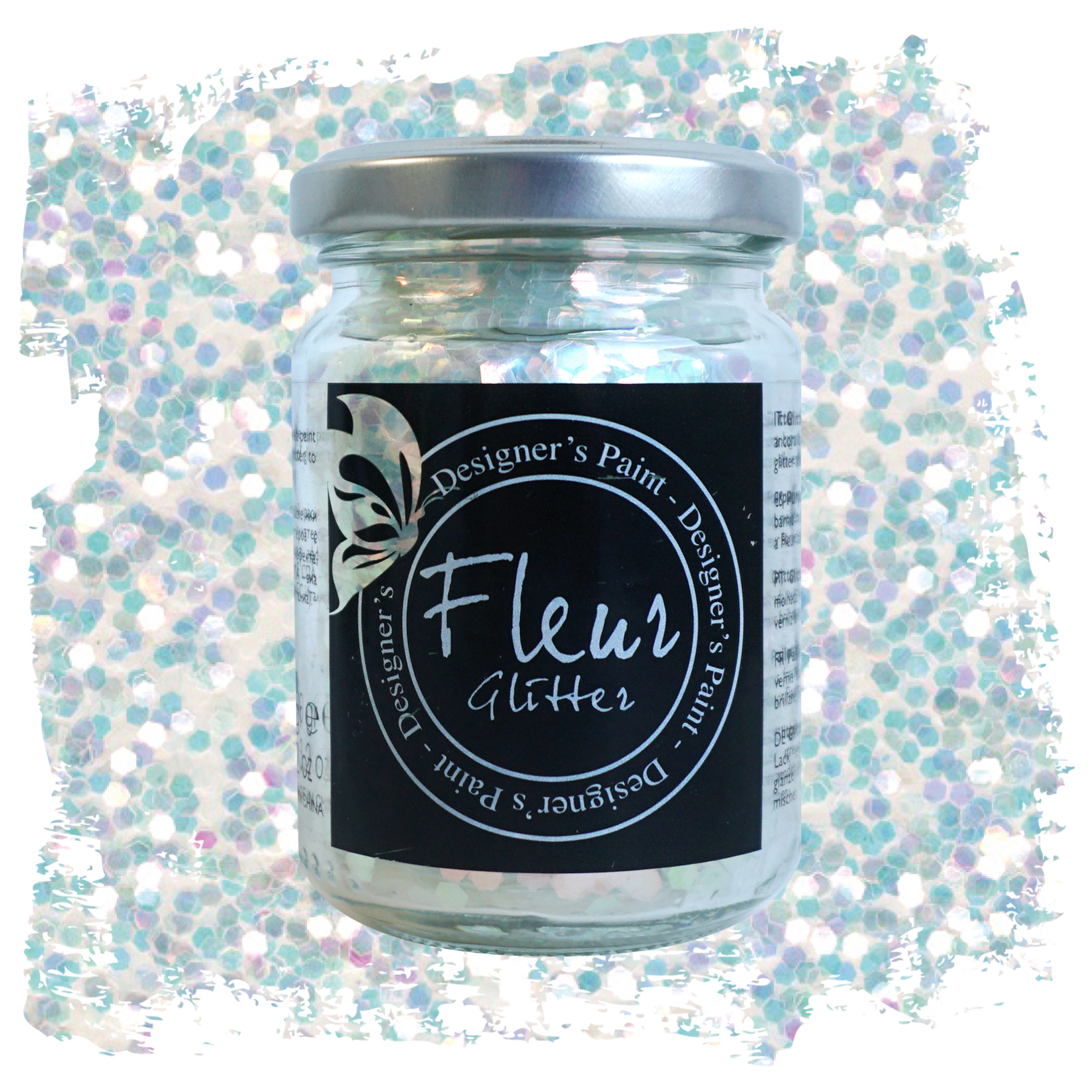 fleur-powder-glitter-glitzerpulver-white-rainbow-fein image 2