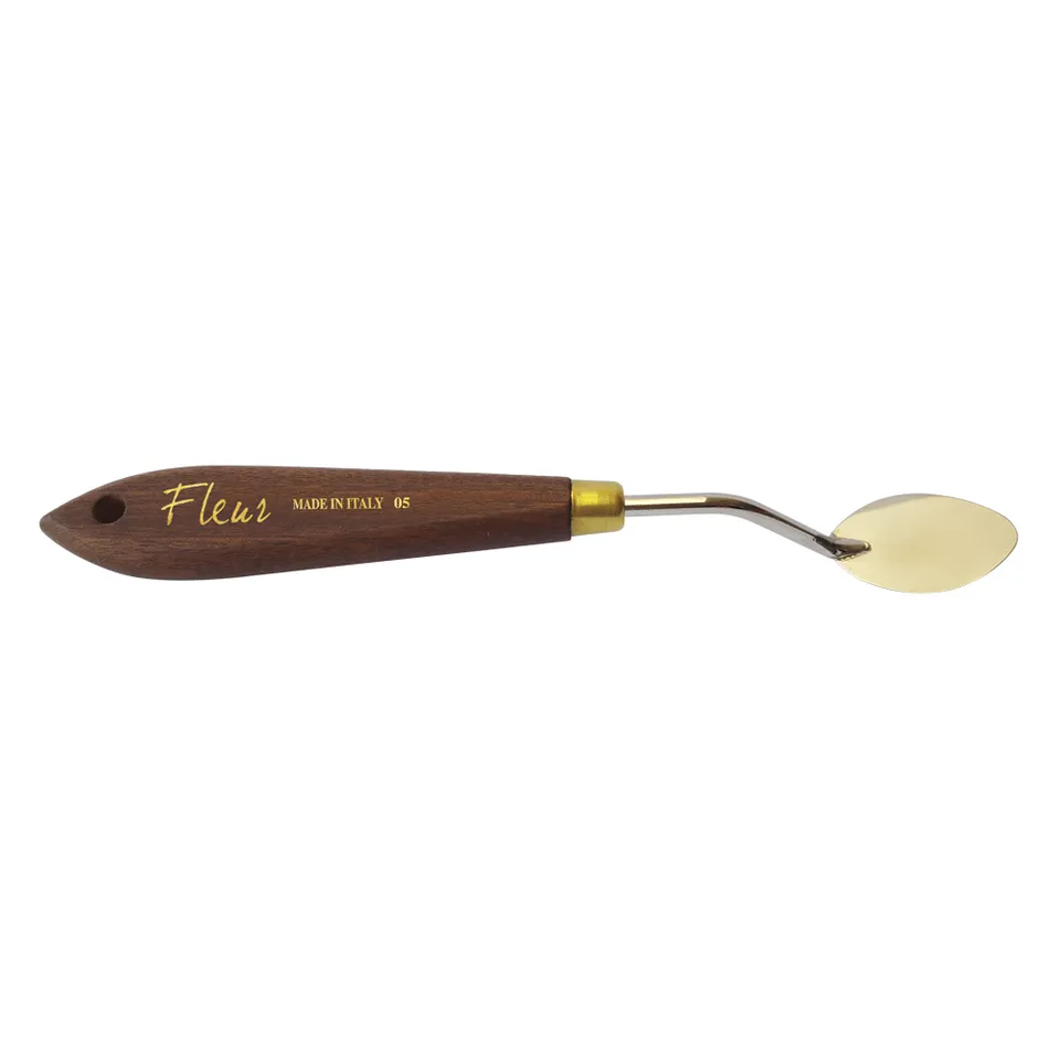 fleur-n-05-malspachtel-stahl-19-cm-holzgriff image 1