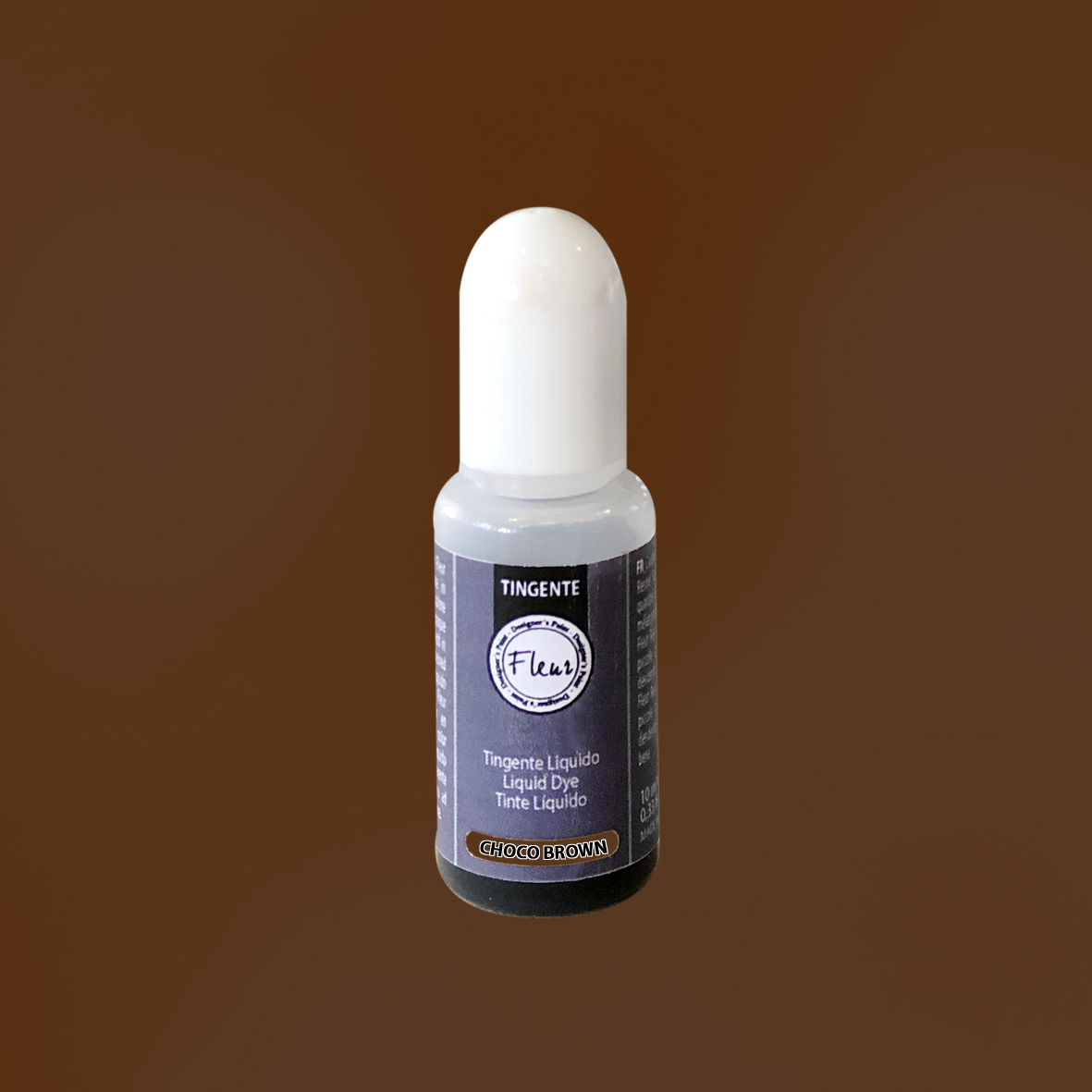fleur-super-clear-resin-1-1-epoxidharz-farbe-choco-brown-10-ml image 1