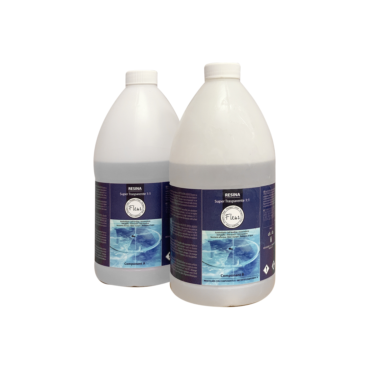 fleur-super-clear-resin-gie-harz-1-1-transparent-1-9-l image 1