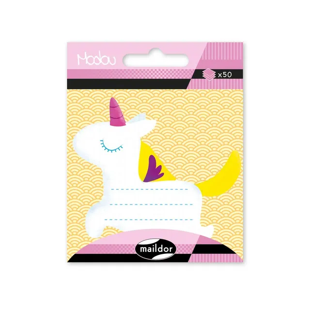 avenue-mandarine-maildor-mi043c-haftnotizen-einhorn-50-blatt image 1