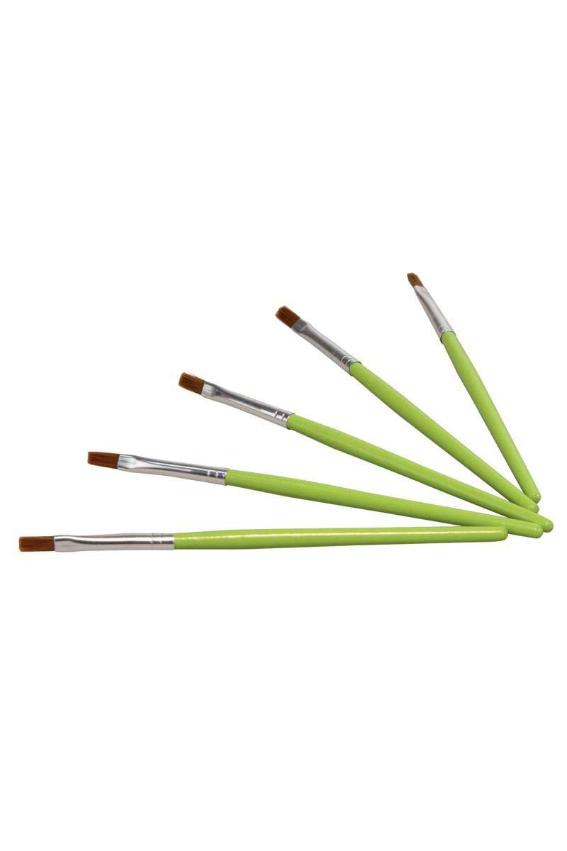 avenue-mandarine-52532o-pinselset-synthetisch-flach-5er-sortiert image 2