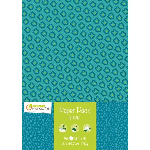avenue-mandarine-papiers-cc038c-paper-pack-grr-a5-96-blatt image 1