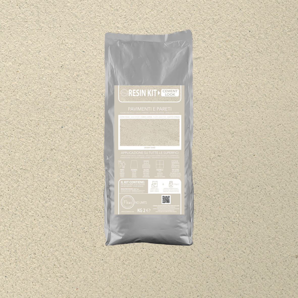 fleur-resin-kit-cement-look-beton-desert-sand-harz image 2