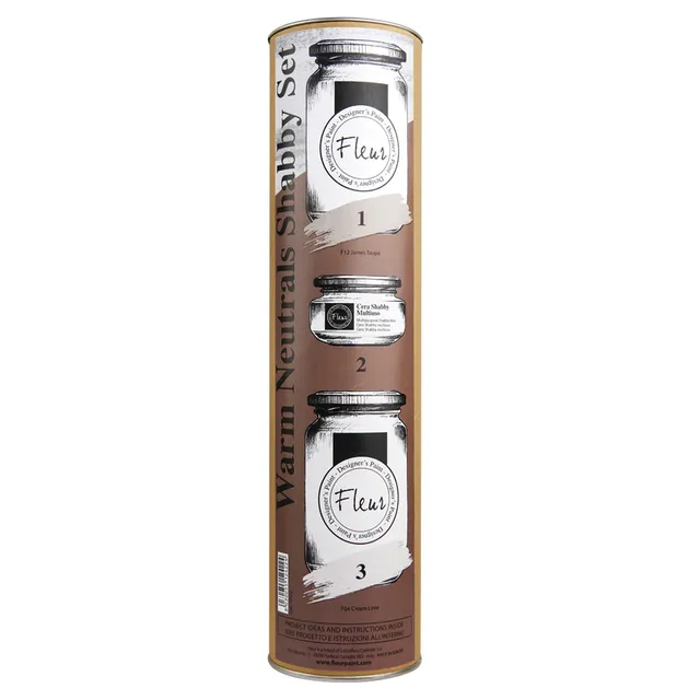 fleur-kit-warm-neutrals-shabby-set-2x330-ml-mit-wachs image 1