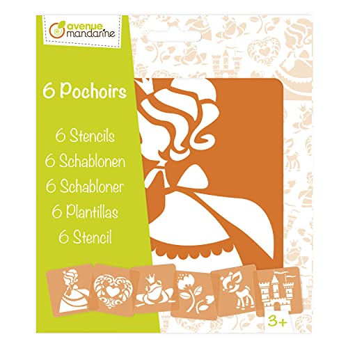 avenue-mandarine-pochoirs-wassertiere-schablonen-6er-15x15 image 7