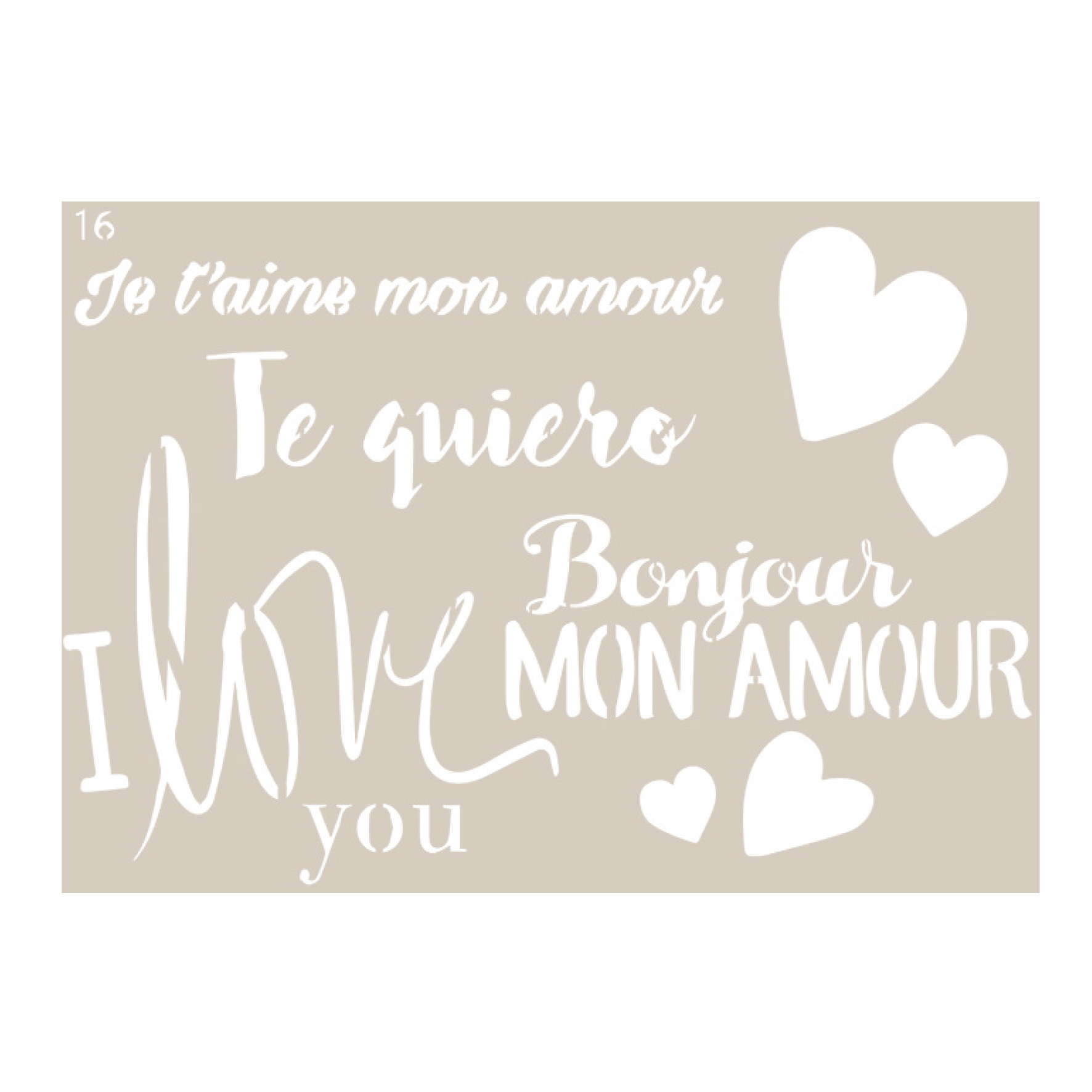 fleur-retro-style-transferfolie-love-21x29-7-cm image 1