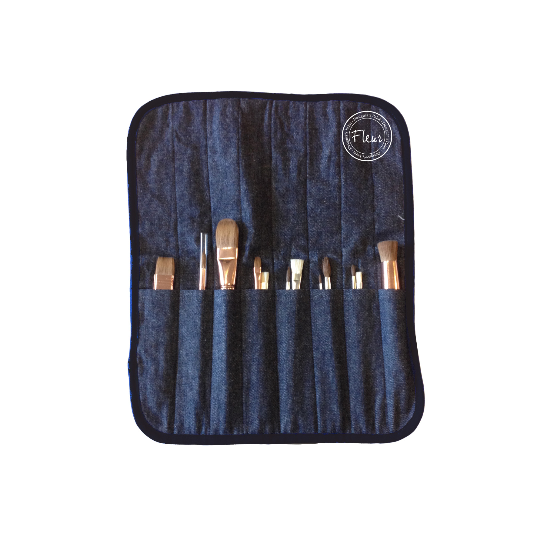 fleur-porta-pennelli-pinselmappe-jeans-40x33-cm image 1