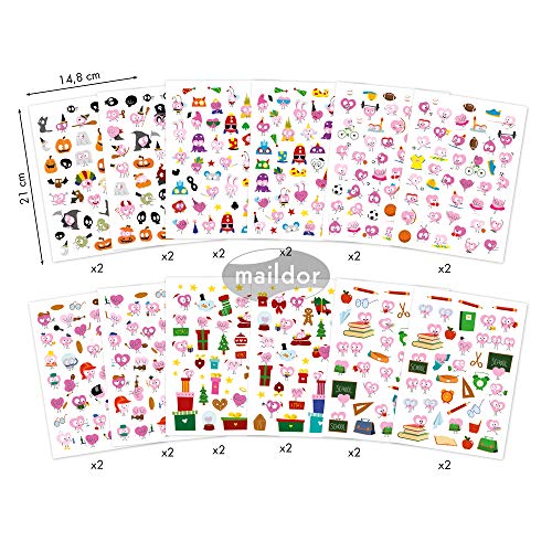 my-mandarine-ae199c-book-stick-stickerbuch-liebe-1008-st-ck-a5 image 6