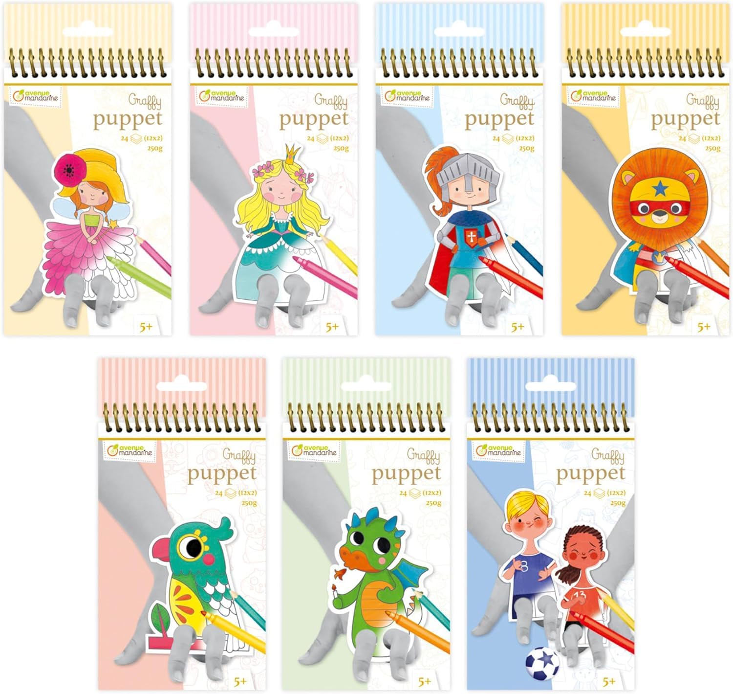 avenue-mandarine-coloriages-gy008o-malblock-fingerpuppen-prinzessin image 7