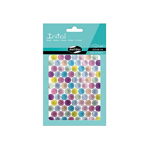 my-mandarine-sticker-initial-rund-metallic-pastell-452-st-ck image 6