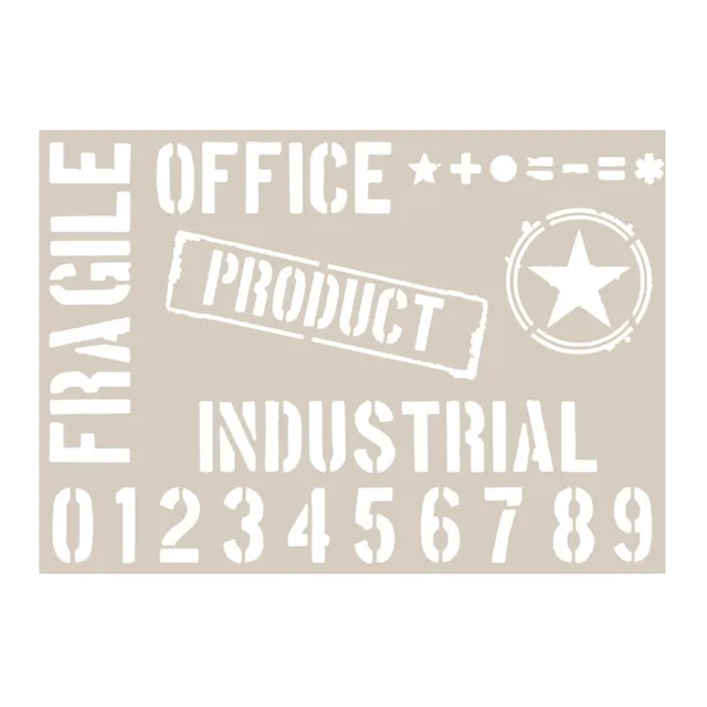 fleur-retro-style-industrial-dekorpapier-a4-21x29-7-cm image 1