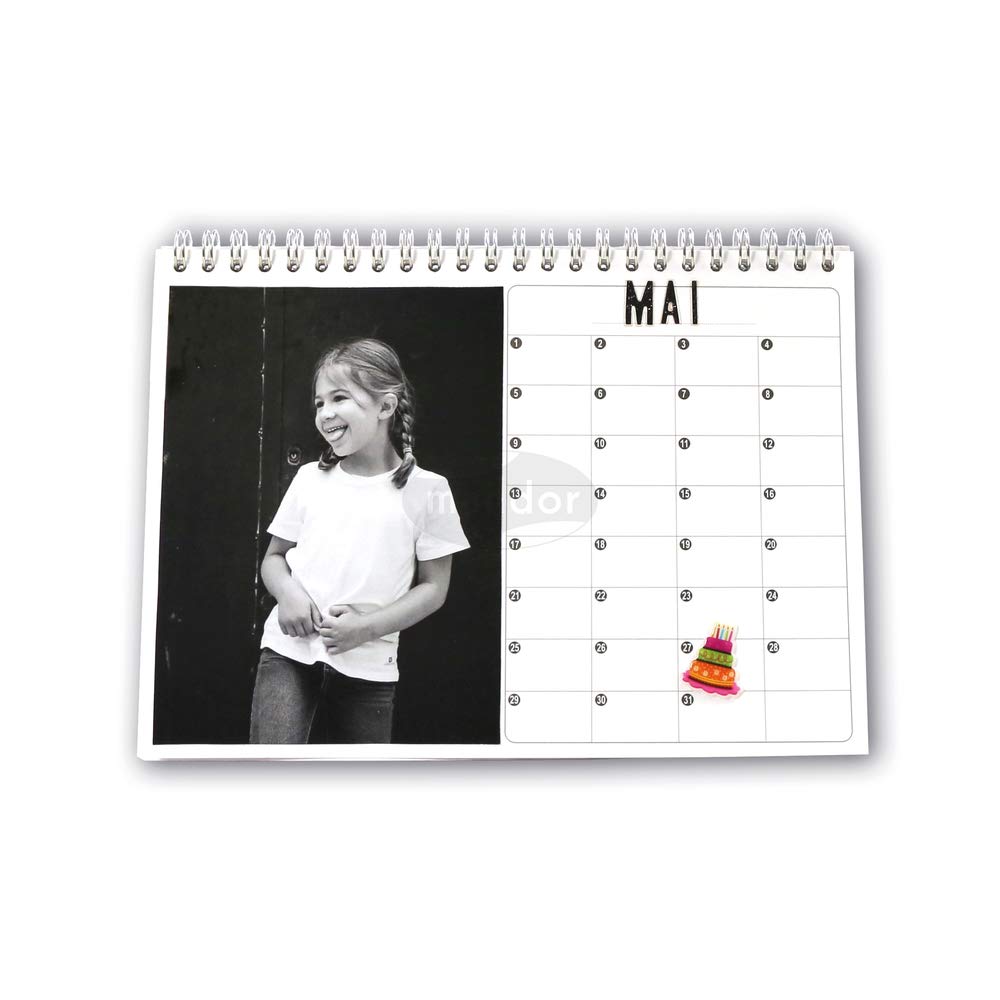 my-mandarine-gb009o-bastelkalender-wei-12-b-gen-21x16-cm image 3