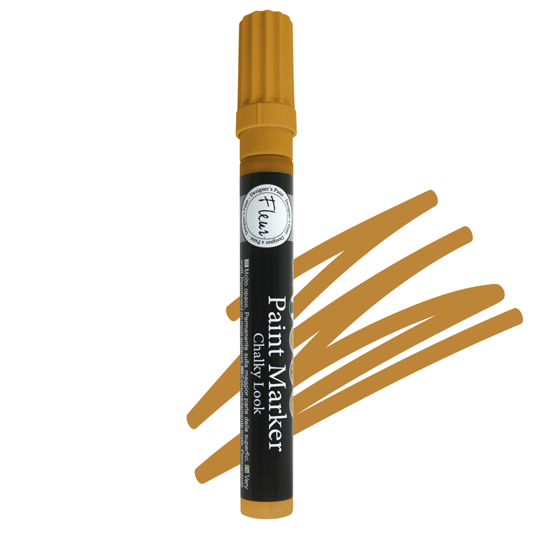 fleur-paint-markers-yellow-ochre-lackstift-ocker-gelb image 2