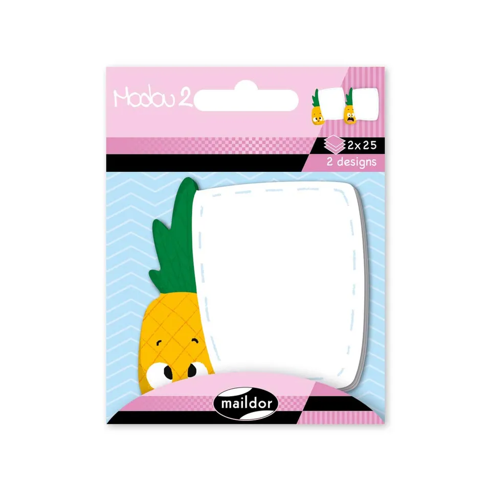 avenue-mandarine-modou-mi058c-haftnotizen-ananas-2-bl-cke image 1