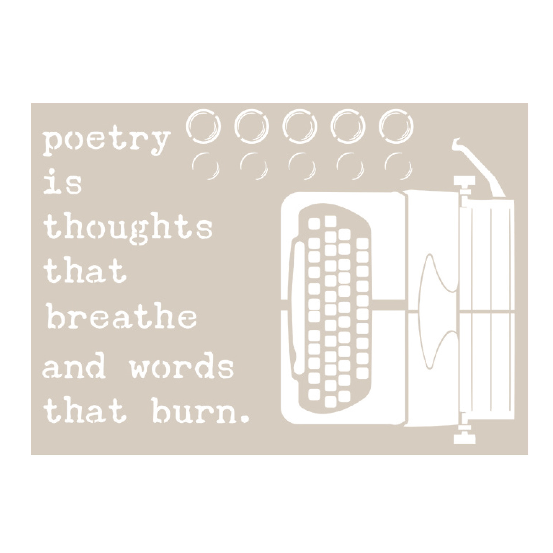 fleur-retro-style-poetry-is-dekorpapier-a4 image 1