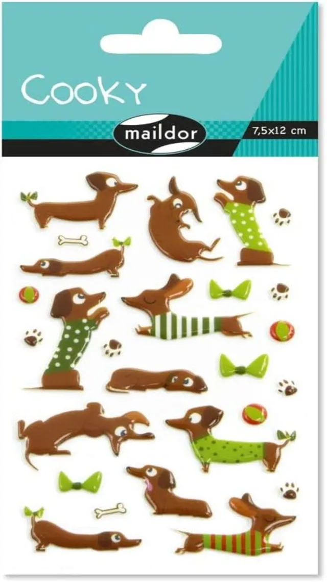 my-mandarine-cooky-cy097c-3d-sticker-dackel-26-st-ck image 1