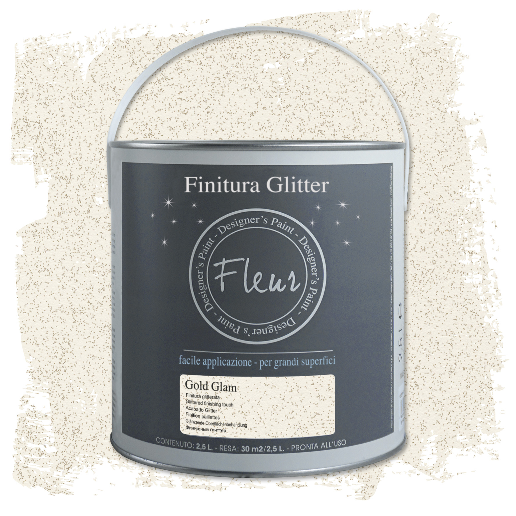fleur-varnishes-waxes-glitzerlack-glitter-gold-glam image 2