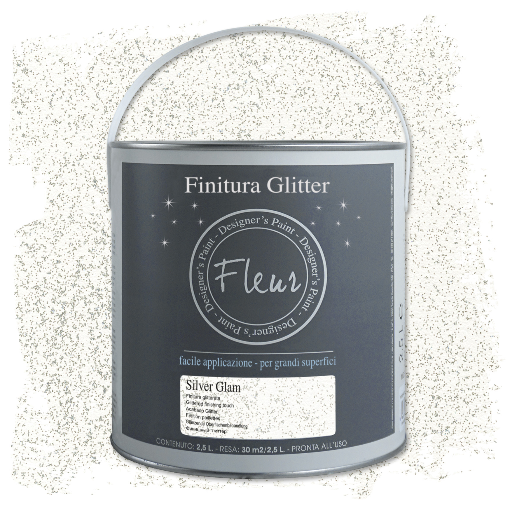 fleur-silver-glam-glitzerlack-transparent-silber-auf-wasserbasis image 4