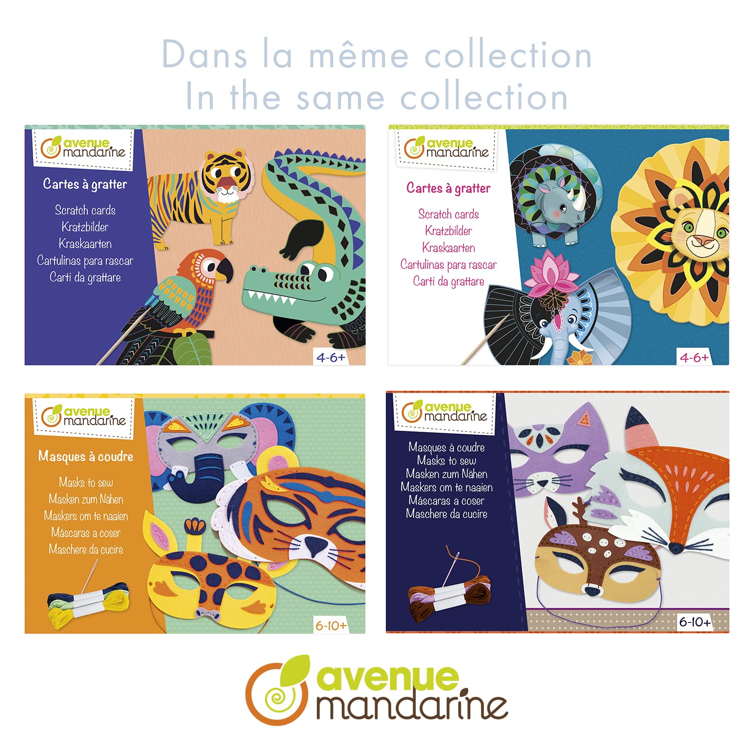 my-mandarine-kc141c-kratz-masken-kreativset-5-masken-ab-4-j image 5