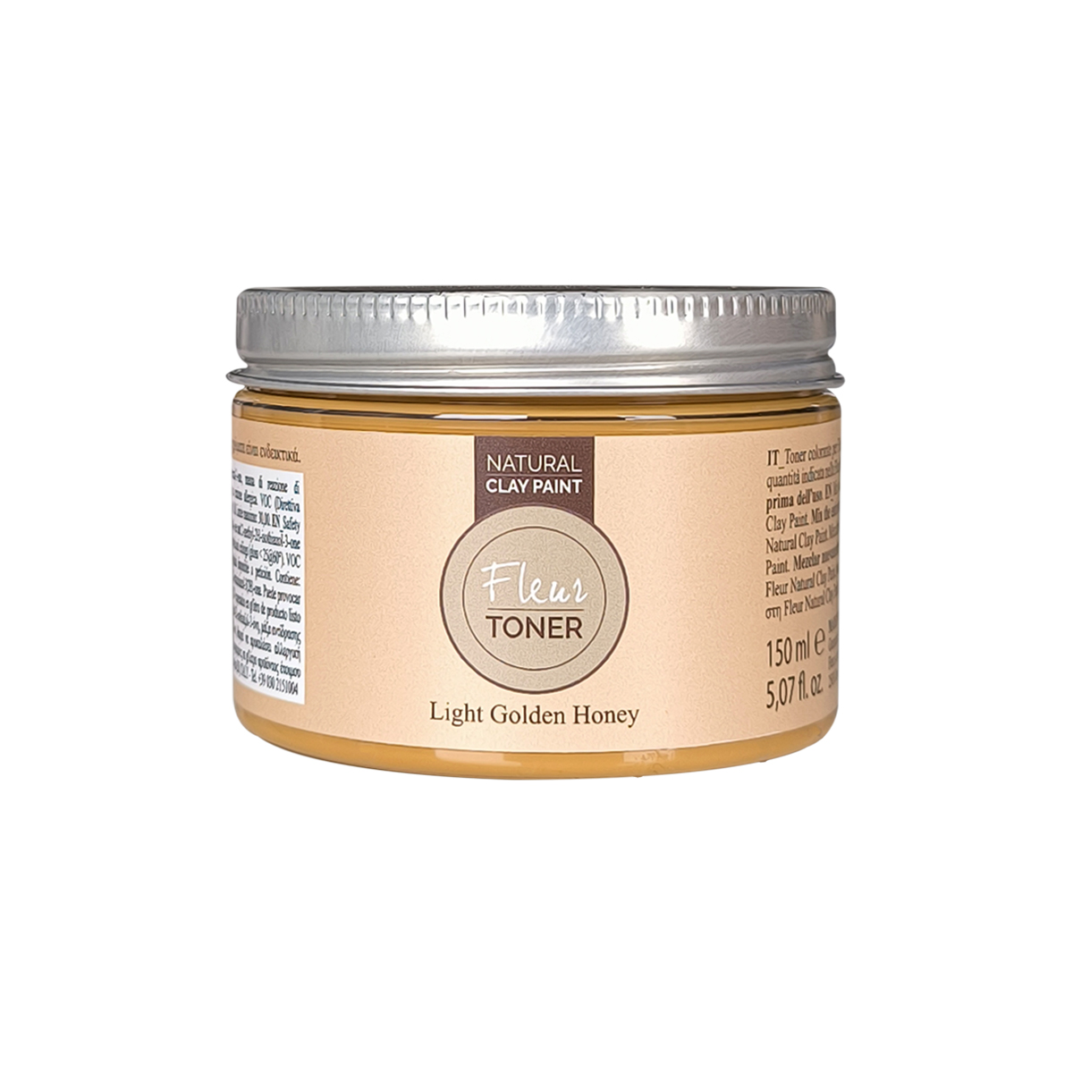 fleur-natural-clay-paint-toner-light-golden-honey-ocker image 2