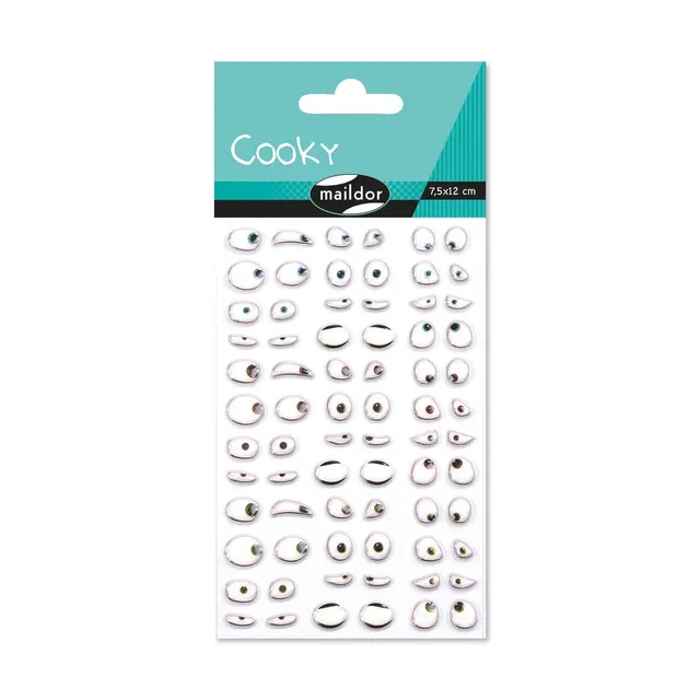 maildor-cooky-cy040o-3d-sticker-augen-1-bogen-aufkleber image 1