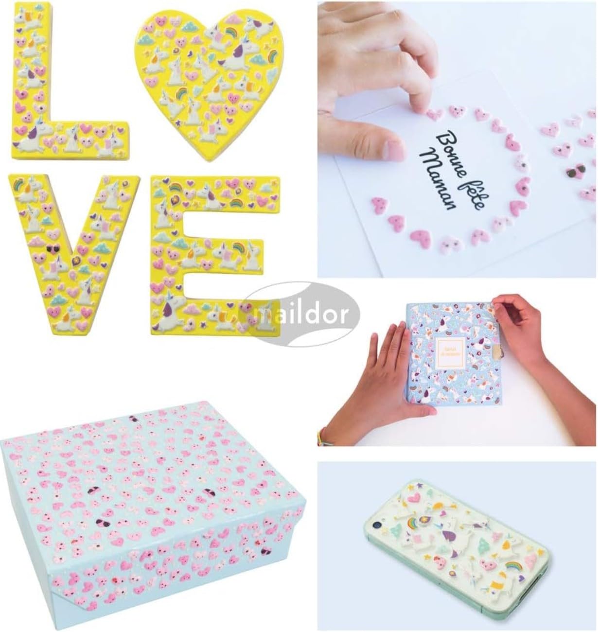 avenue-mandarine-cooky-3d-sticker-otter-wilde-tiere-47-stk image 6