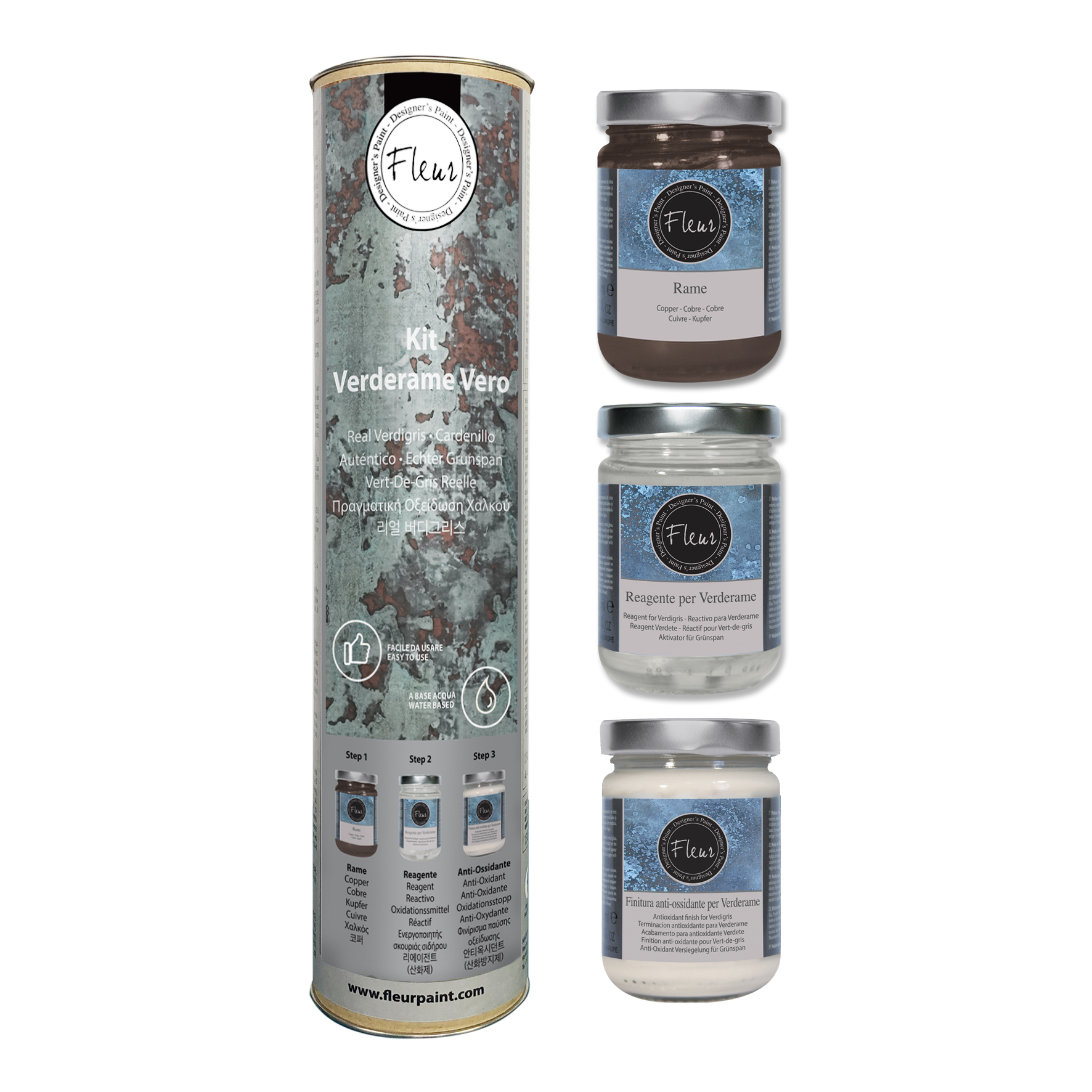 fleur-real-verdigris-patina-set-kupfer-3x130-ml image 1